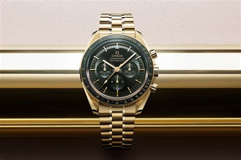 omega speedmaster 2022 gold|omega speedmaster watch price.